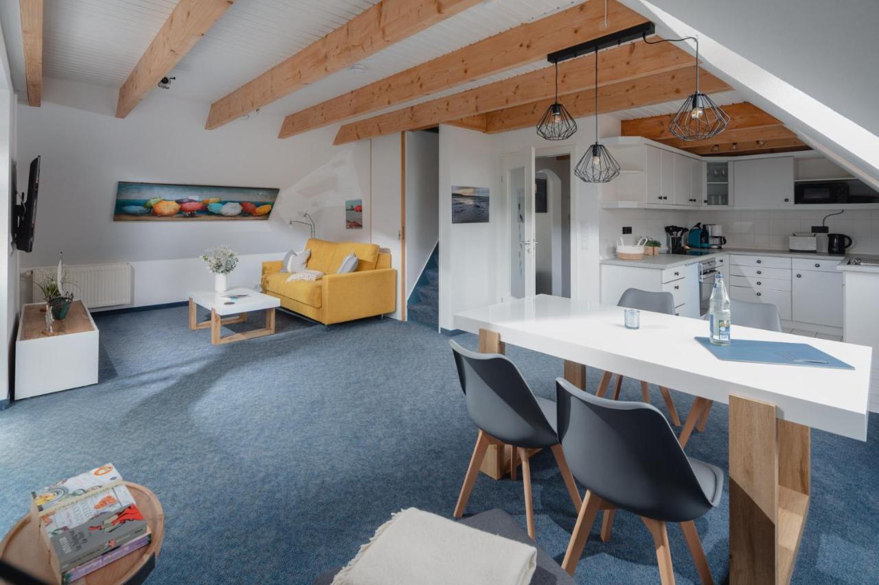 Ferienwohnung Schwalbennest 노르데메이 외부 사진