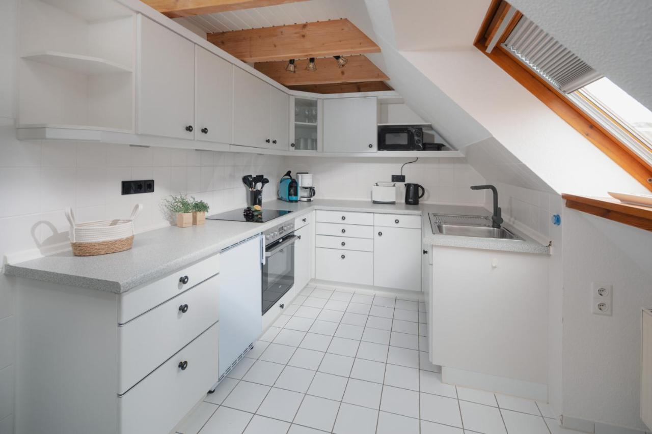Ferienwohnung Schwalbennest 노르데메이 외부 사진