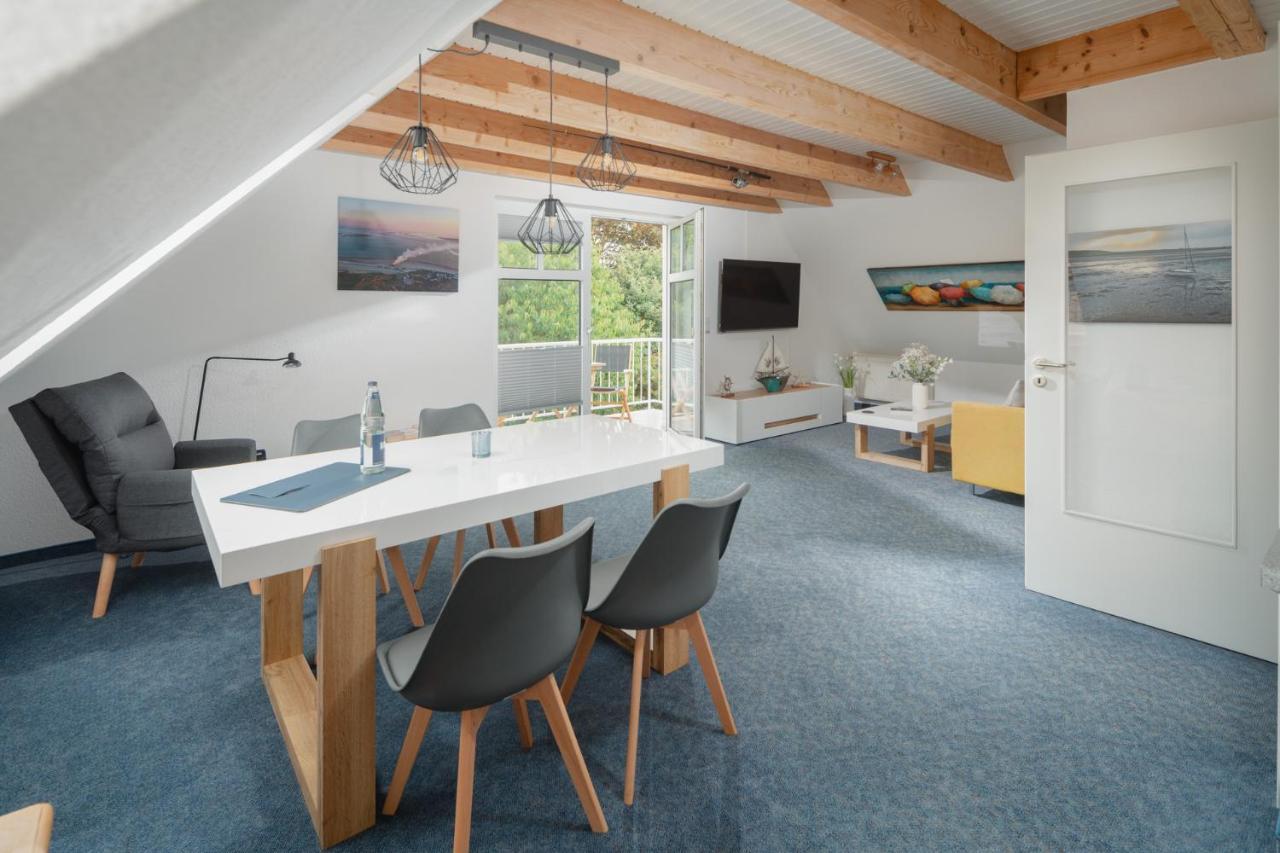 Ferienwohnung Schwalbennest 노르데메이 외부 사진